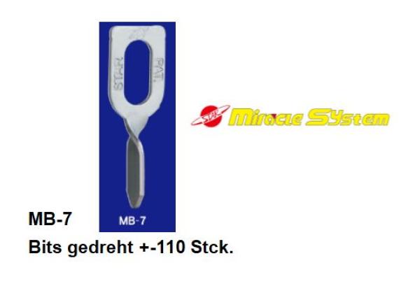 MB-7 Bits gedreht +-110 Stck. (49,00€ Netto)